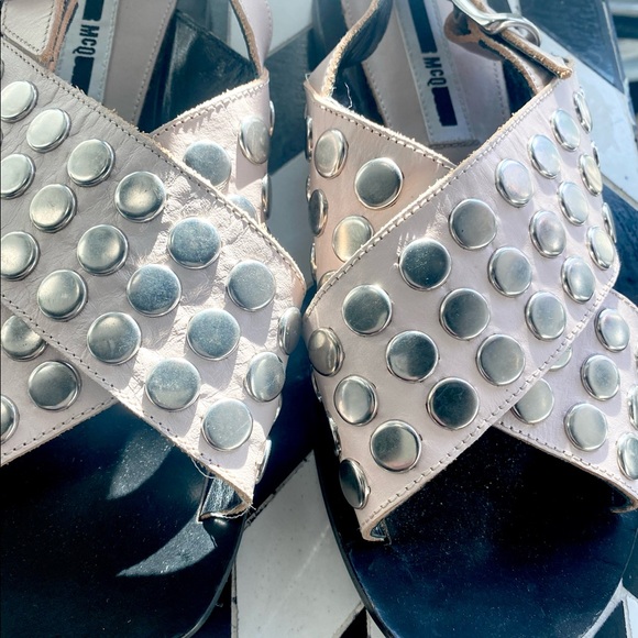 Alexander McQueen Kim studded sandals-NWT - Picture 2 of 5